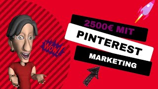 Mit Pinterest Online Geld verdienen 🤑 – Beste kostenlose Traffic Quelle | Passiv Geld verdienen