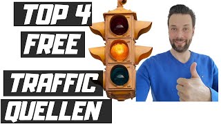 4 TOP FREE TRAFFIC QUELLEN – Affiliate Marketing ohne Startkapital mit Youtube, Quora, udemy, FB