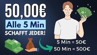 50€ in 5 Minuten💰🤑🕒 Online Geld verdienen 2023 OHNE Vorwissen