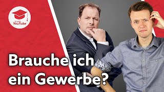 Brauche ich ein Gewerbe, um mit YouTube Geld zu verdienen? – Mit Christian Solmecke