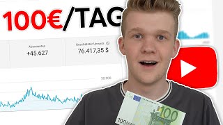 So verdienst du 100€ pro Tag mit YouTube OHNE eigene Videos 🚀 (als Anfänger/ohne Startkapital)