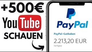 Verdiene 500€ durch Youtube Videos anschauen! (Online Geld verdienen 2024 Anleitung)