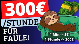 SCHNELL GELD VERDIENEN: 5€ PRO MINUTE! 🤑Online Geld verdienen als faule Person!